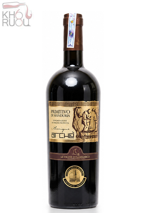 Rượu Vang Ý Arche Primitivo Di Manduria DOP 15% Rượu Vang Ý Arche Primitivo Di Manduria DOP 15%