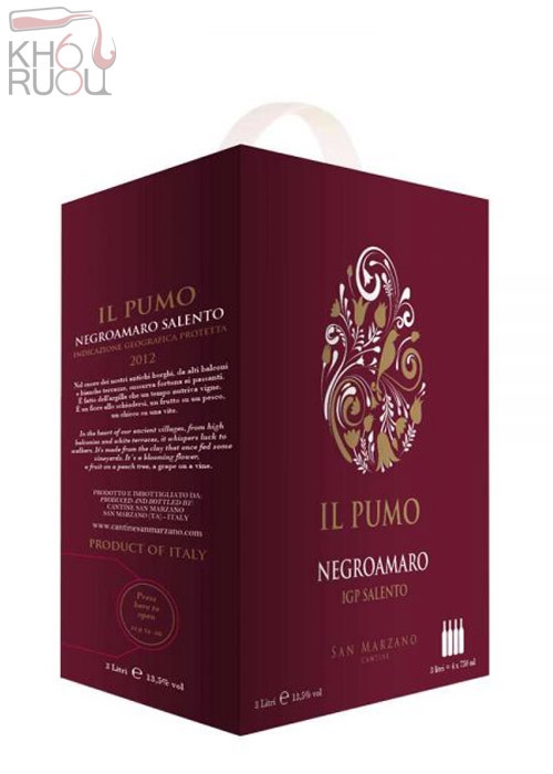 Rượu Vang Bịch IL Pumo Negroamaro
