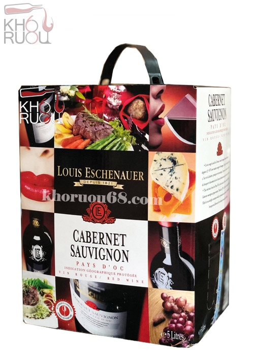 Rượu Vang Bịch Louis Eschenauer 5 Lít