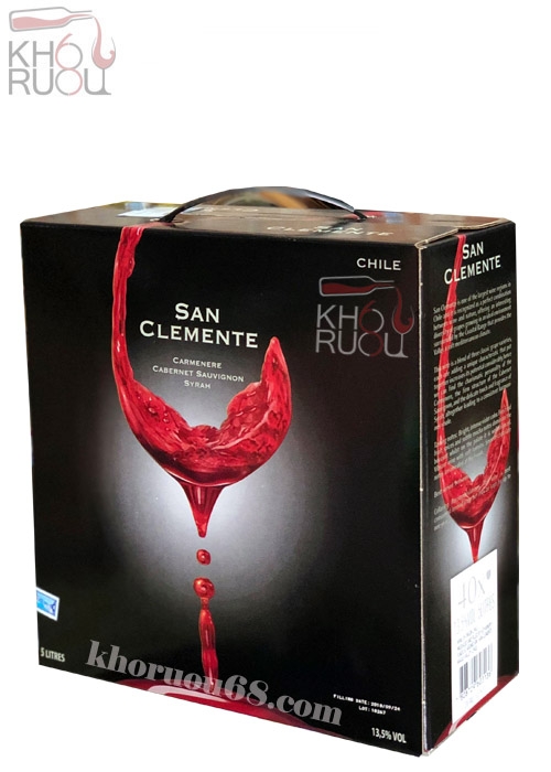 ABV là gì? Hiểu đúng nồng độ cồn trong đồ uống có cồn Rượu vang Bịch San Clemente 5L (Chile -13,5% vol) cao cấp