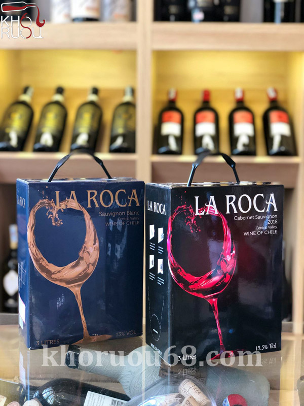 Rượu Vang Trắng Bịch La Roca Vang La Roca 3l trắng - đỏ