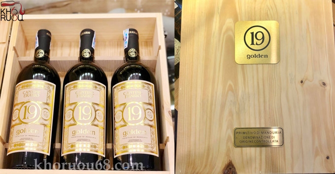 Rượu Vang Cantine Erario Golden 19 độ