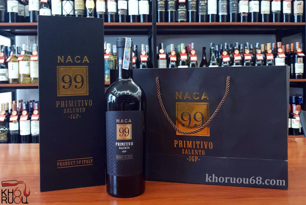 vang-y-naca Rượu vang Ý Naca 99 Primitivo Apulia