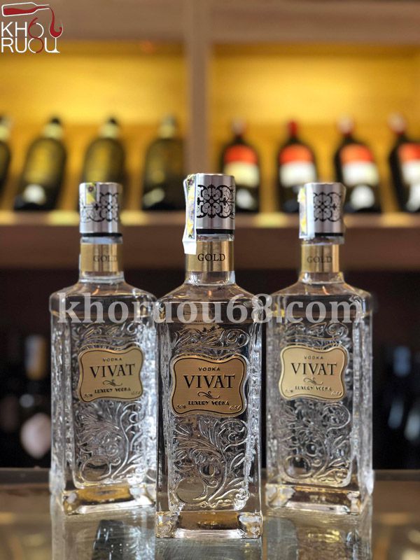 ruou vodka vivat gold