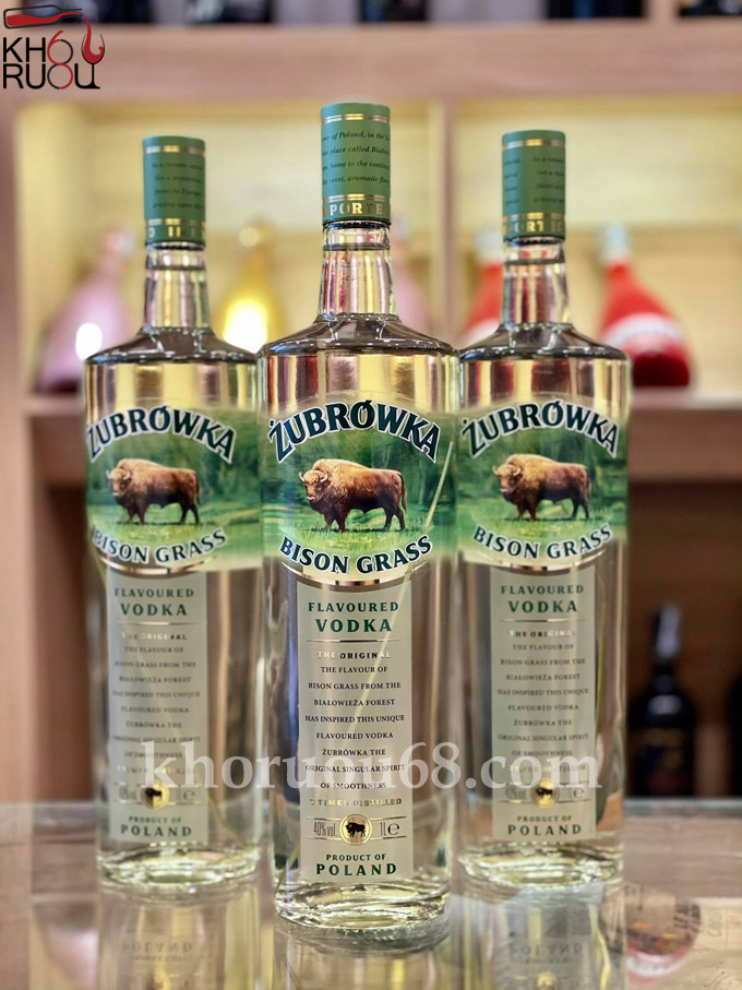 Vodka Cỏ Ba Lan ZUBROWKA BISON GRASS ( 1L ) zubrowka 2