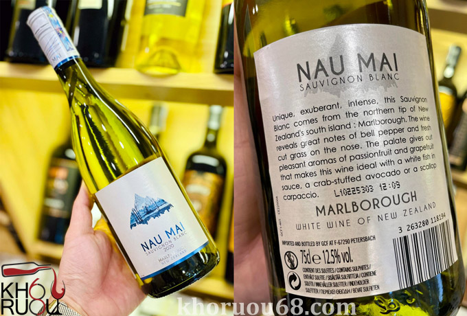 Rượu Vang trắng New Zealand Nau Mai