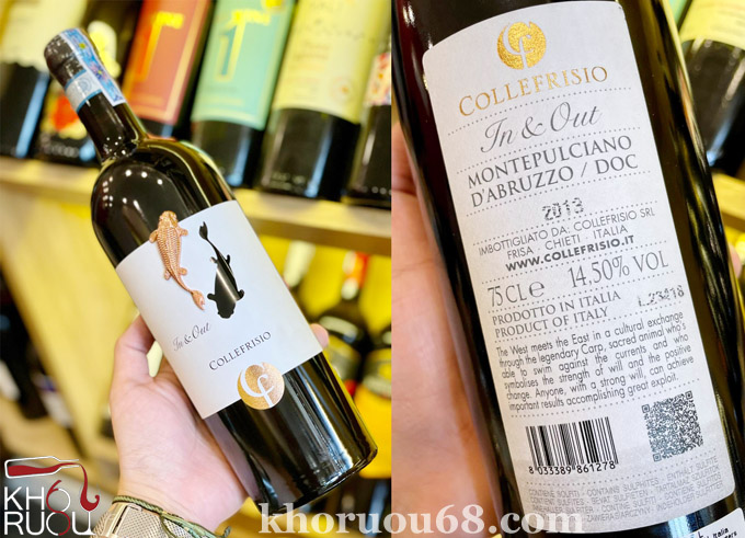 Rượu vang Cá Chép In & Out Collefrisio CF Rượu vang Cá Chép In & Out Collefrisio CF