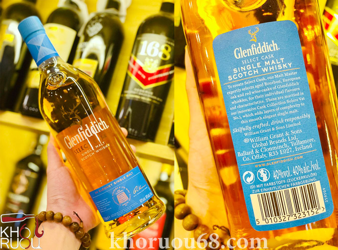 ruou whisky single malt glenfiddich select cask