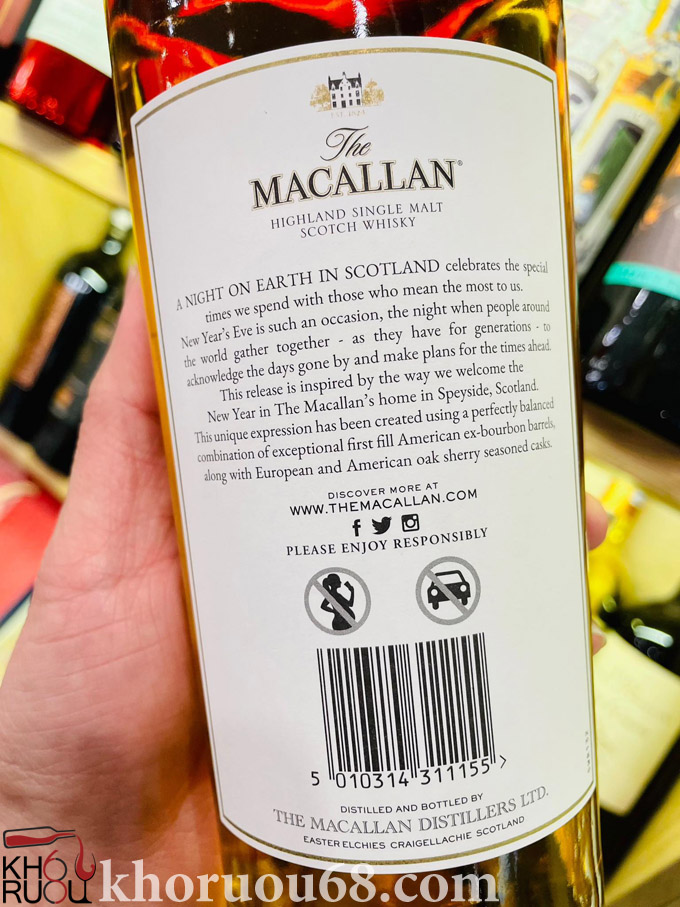 Rượu Macallan A Night On Earth