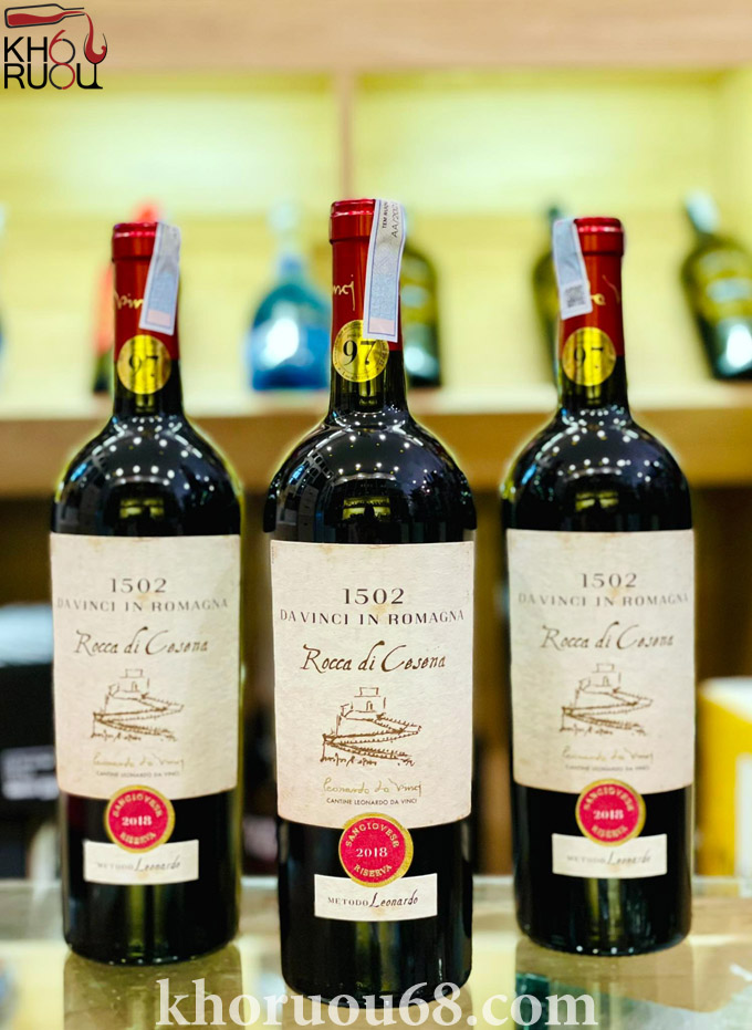Rượu Vang Đỏ 1502 Da Vinci In Romagna Rocca Di Cesena rượu vang đỏ 1502 Da Vinci In Romagna Rocca Di Cesena