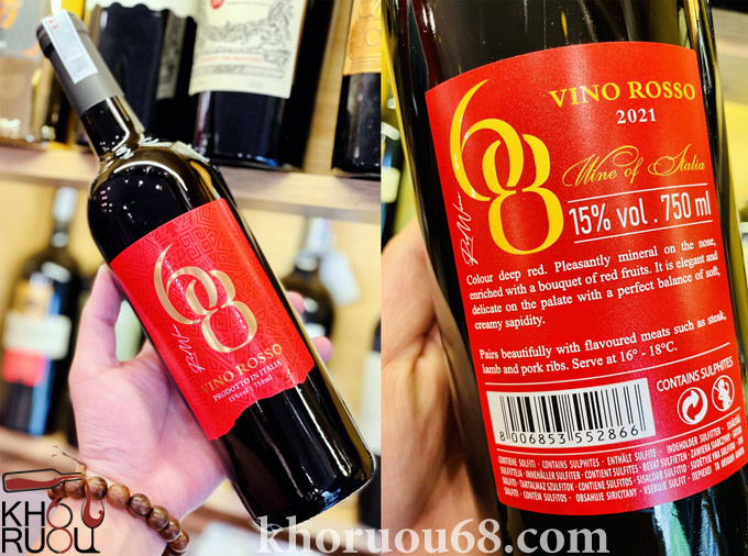 ruou vang y 68 vino rosso