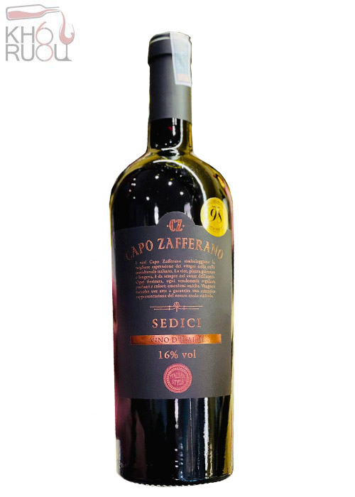 Rượu Vang Capo Zafferano Rượu Vang Capo Zafferano