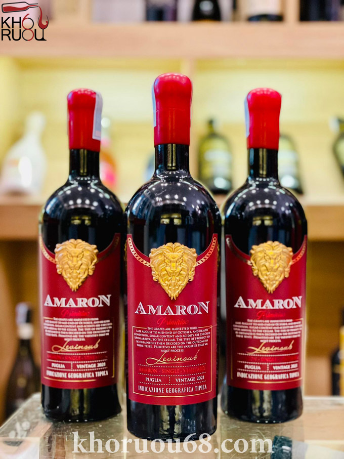 Rượu Vang Amaron Primitivo Rượu Vang Amaron Primitivo 17,2% vol