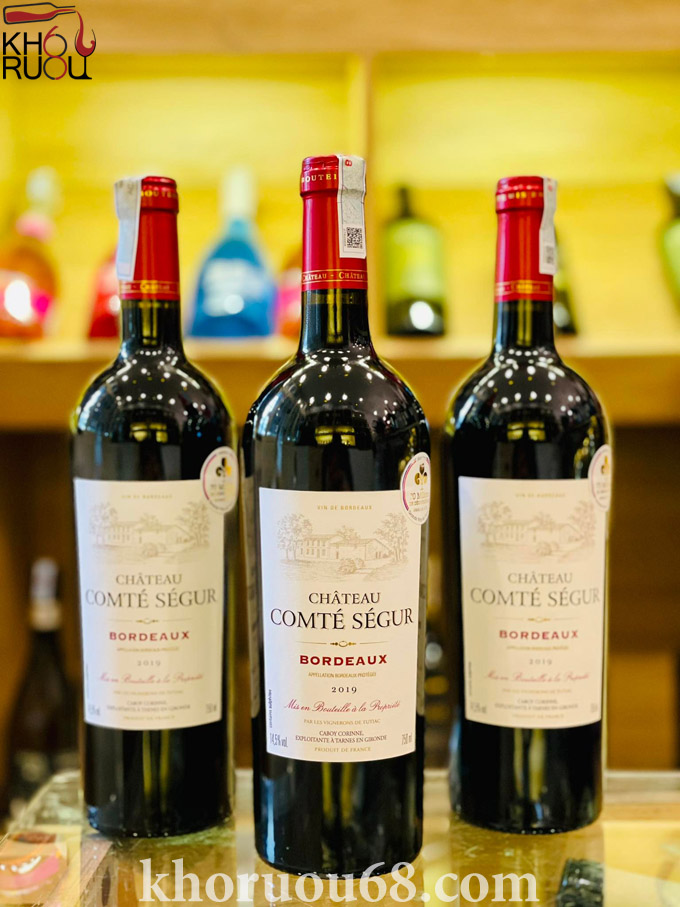 Rượu Vang Chateau Comte Segur Bordeaux Rượu Vang Chateau Comte Segur Bordeaux