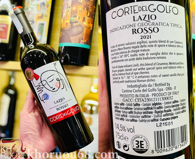ruou vang do lazio rosso 1
