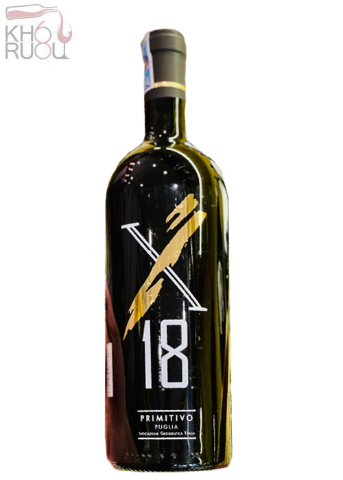 ruou vang x18 primitivo puglia