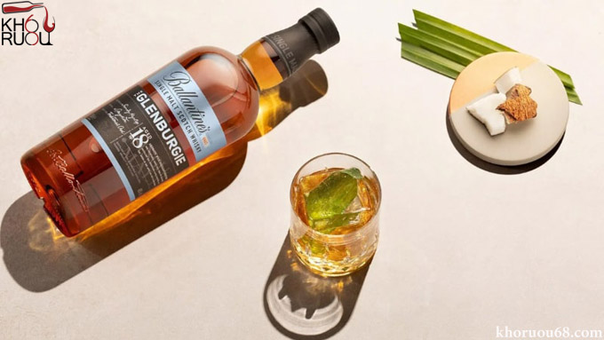 Rượu Ballantines Glenburgie 18 Năm