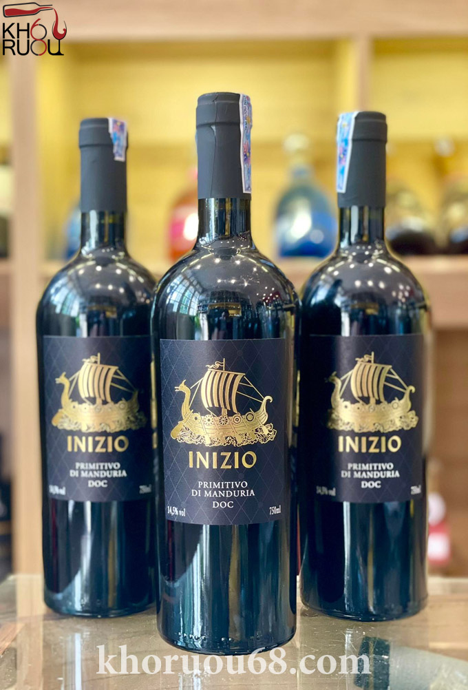 rượu vang ý Inizio Primitivo