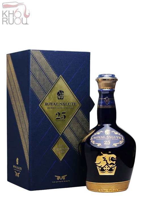 Rượu Ngoại Chivas 25 Xách Tay Chai Sứ