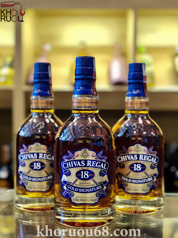 Rượu ngoại Chivas 18 xách tay