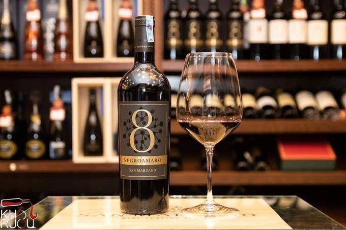 Rượu vang 8 Negroamaro Rượu vang 8 Negroamaro