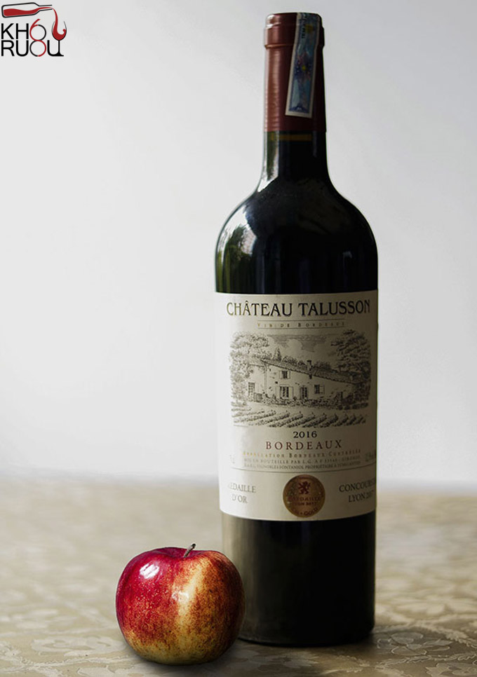 Rượu vang Chateau Talusson Bordeaux Rượu vang Chateau Talusson Bordeaux