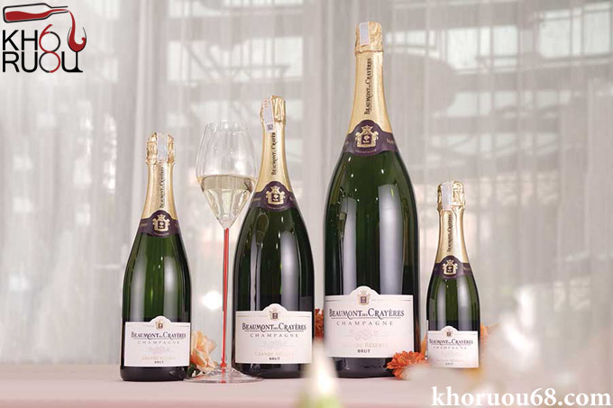 Rượu Champagne Beaumont Des Crayères Grand Chardonnay Brut
