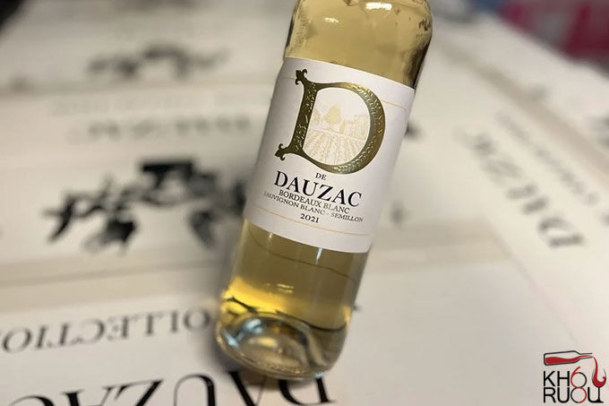 Rượu vang Pháp D de Dauzac Blanc d de dauzac blanc 2021 3