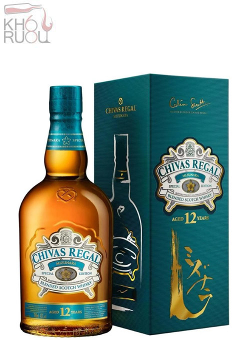 Rượu Chivas Xanh Nhật Mizunara