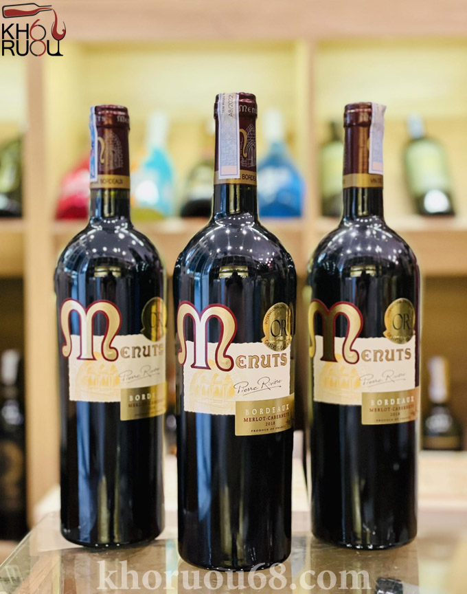 Rượu vang Menuts Bordeaux AOC