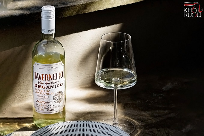 Rượu Vang Ý Tavernello Organico Trebbiano Chardonnay Rubicone