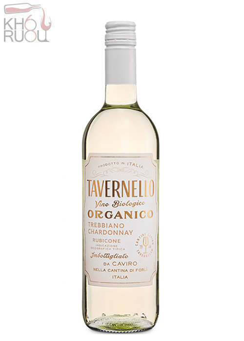 Rượu Vang Ý Tavernello Organico Trebbiano Chardonnay Rubicone