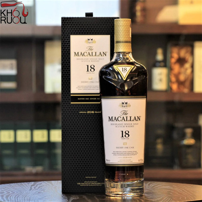 Top rượu Whisky tốt nhất thế giới năm nay Rượu Macallan 18 năm