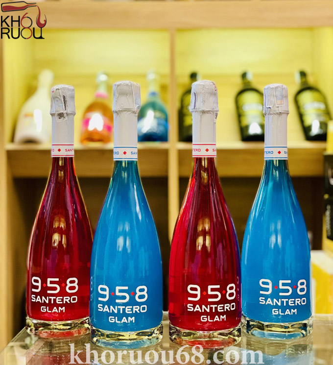 Rượu vang nổ Santero 958 Glam