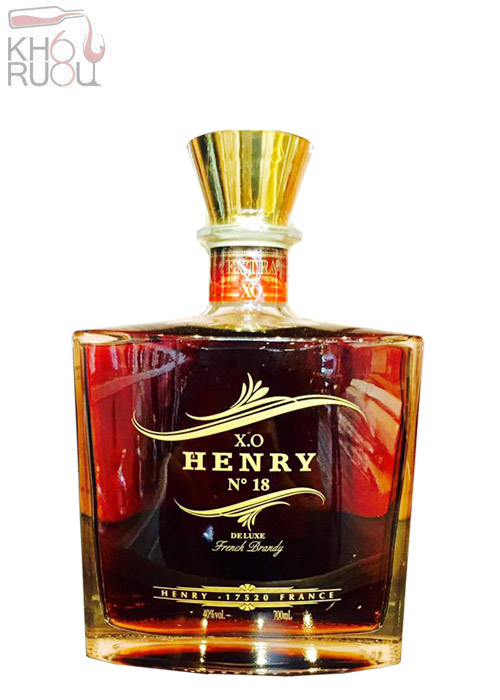 Rượu Brandy XO Henry N21 Deluxe Rượu Brandy XO Henry N18 Deluxe