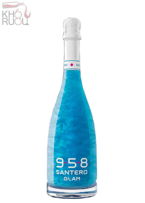 Rượu vang nổ Santero 958 Glam Blue
