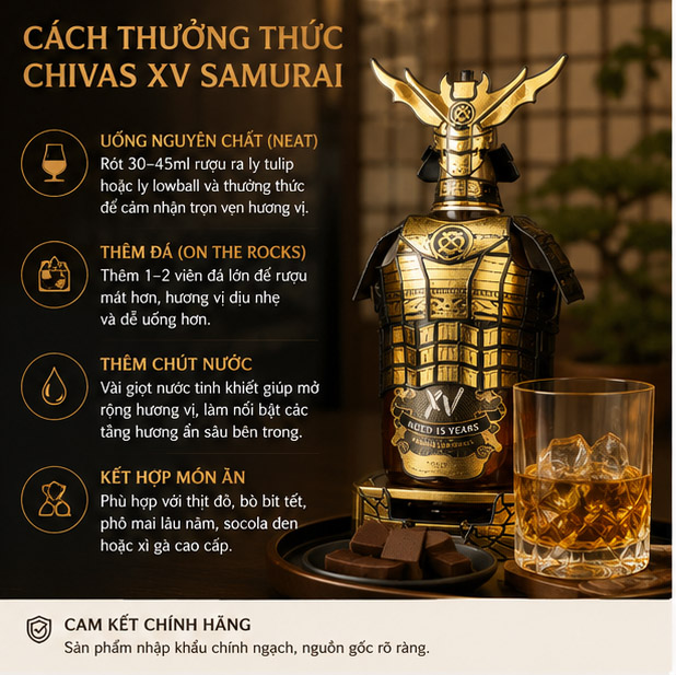 Rượu Chivas XV Kết Hợp Với Món Ăn