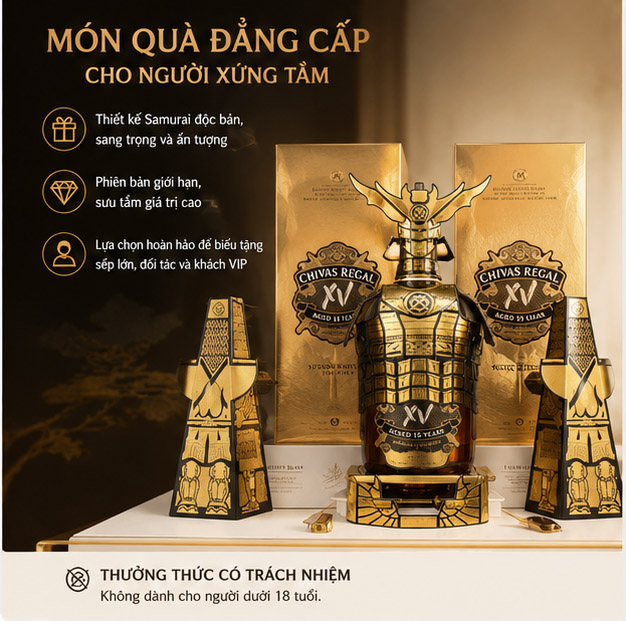 Rượu Chivas XV Món Quà Đẳng Cấp
