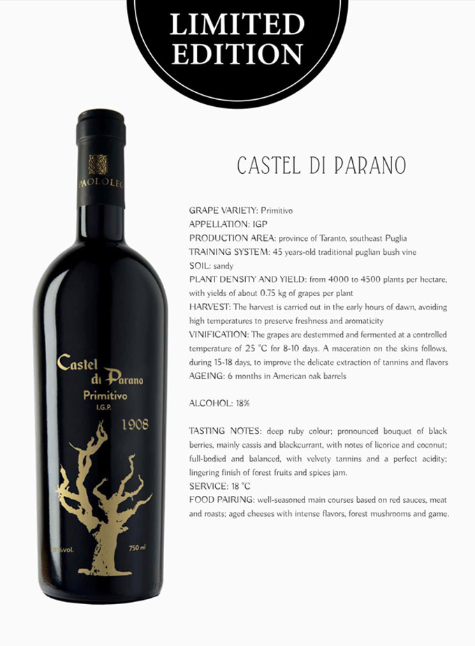 Rượu vang Ý Castel di Parano Limited Edition