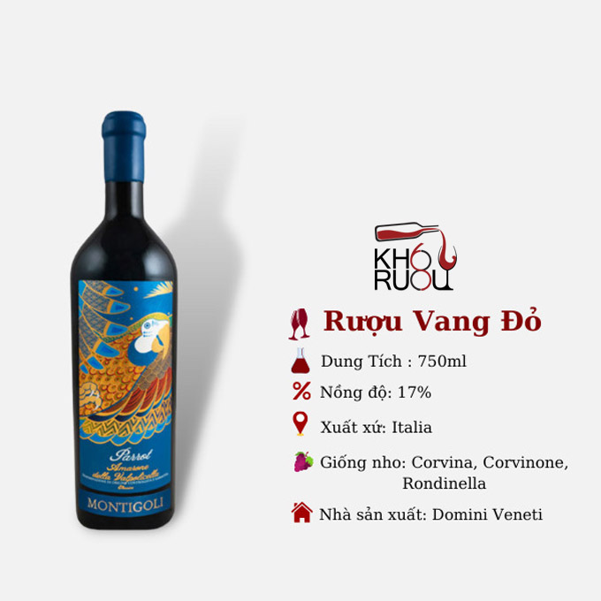 Rượu vang Parrot Amarone della Valpolicella