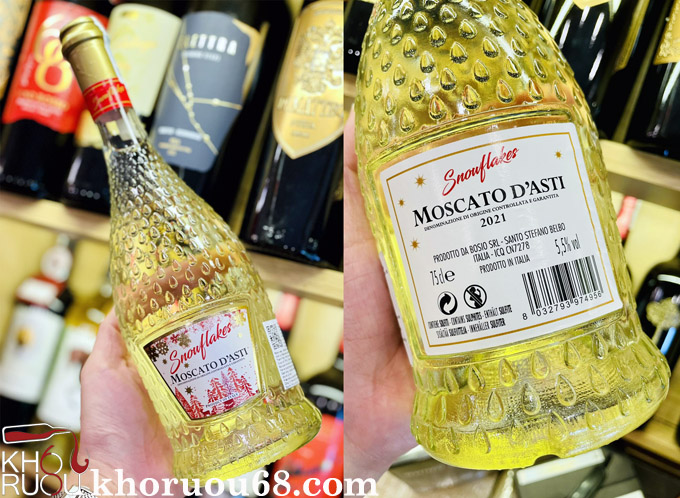 Rượu vang Moscato D'Asti Snowflakes DOCG