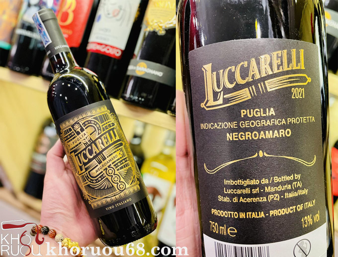Rượu Vang Luccarelli Negroamaro Vintage Edition Rượu Vang Luccarelli Negroamaro Vintage Edition