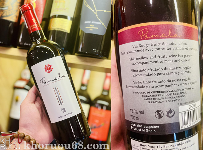 Rượu vang Pamela Cabernet Sauvignon