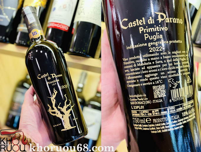 Rượu vang Ý Castel di Parano Limited Edition