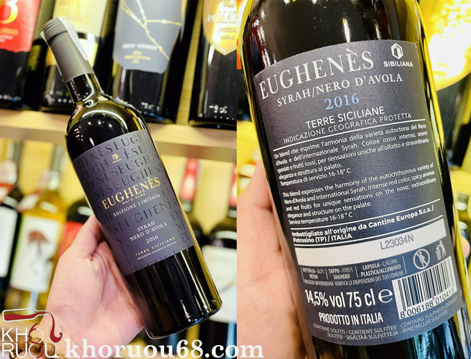 Rượu Vang Eughenes Syrah Rượu Vang Eughenes Syrah Nero D'Avola