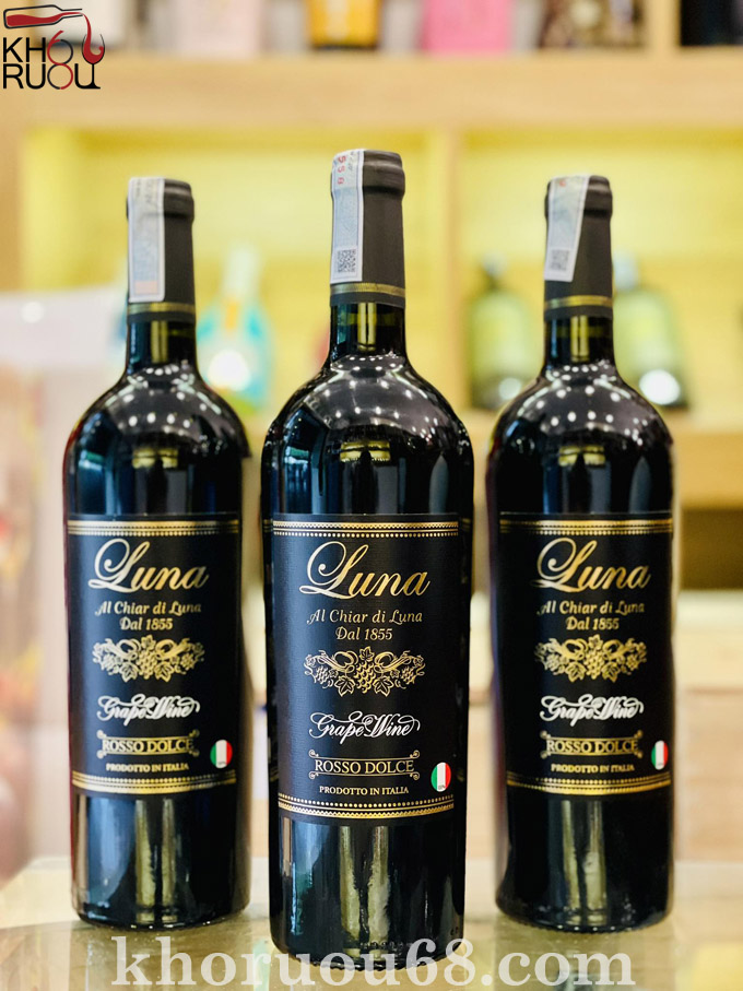 Rượu vang ngọt Luna Dolce Rosso Rượu vang ngọt Luna Dolce Rosso