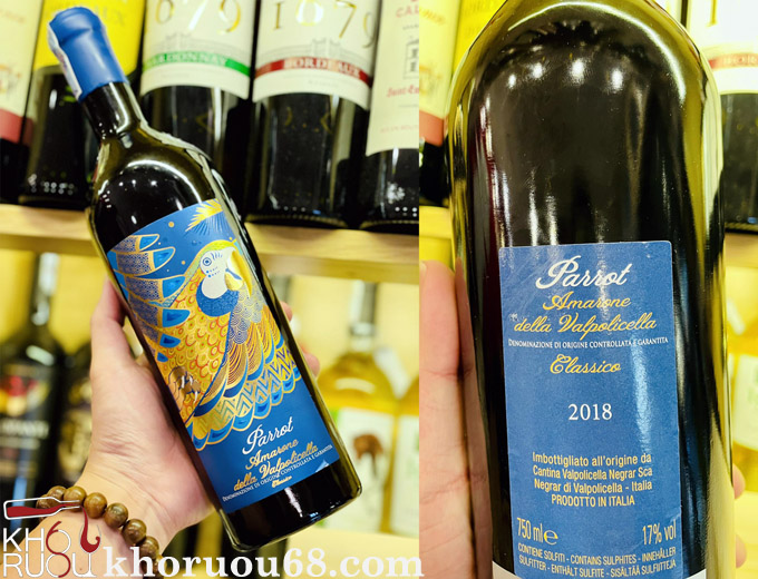 Rượu vang Parrot Amarone della Valpolicella