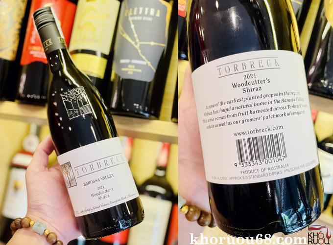 Rượu Vang Úc Torbreck Woodcutter’s Shiraz 2021