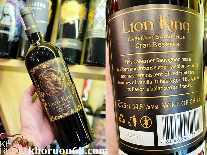 Rượu vang Lion King Gran Reserva
