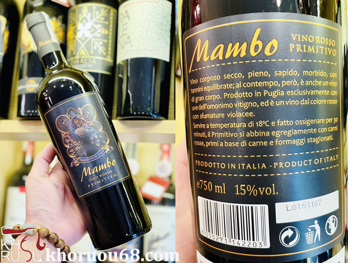 Rượu Vang Mambo Vino Rosso Rượu Vang Mambo Vino Rosso